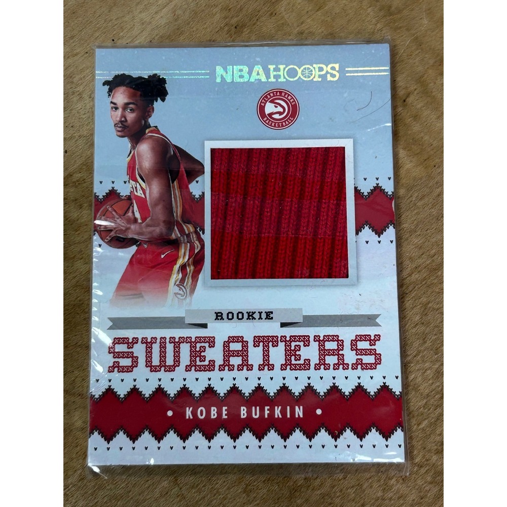 Panini Basketball Card Mens OS Red Kobe Bufkin Rookie‎ Sweaters Relic RSW-KBU